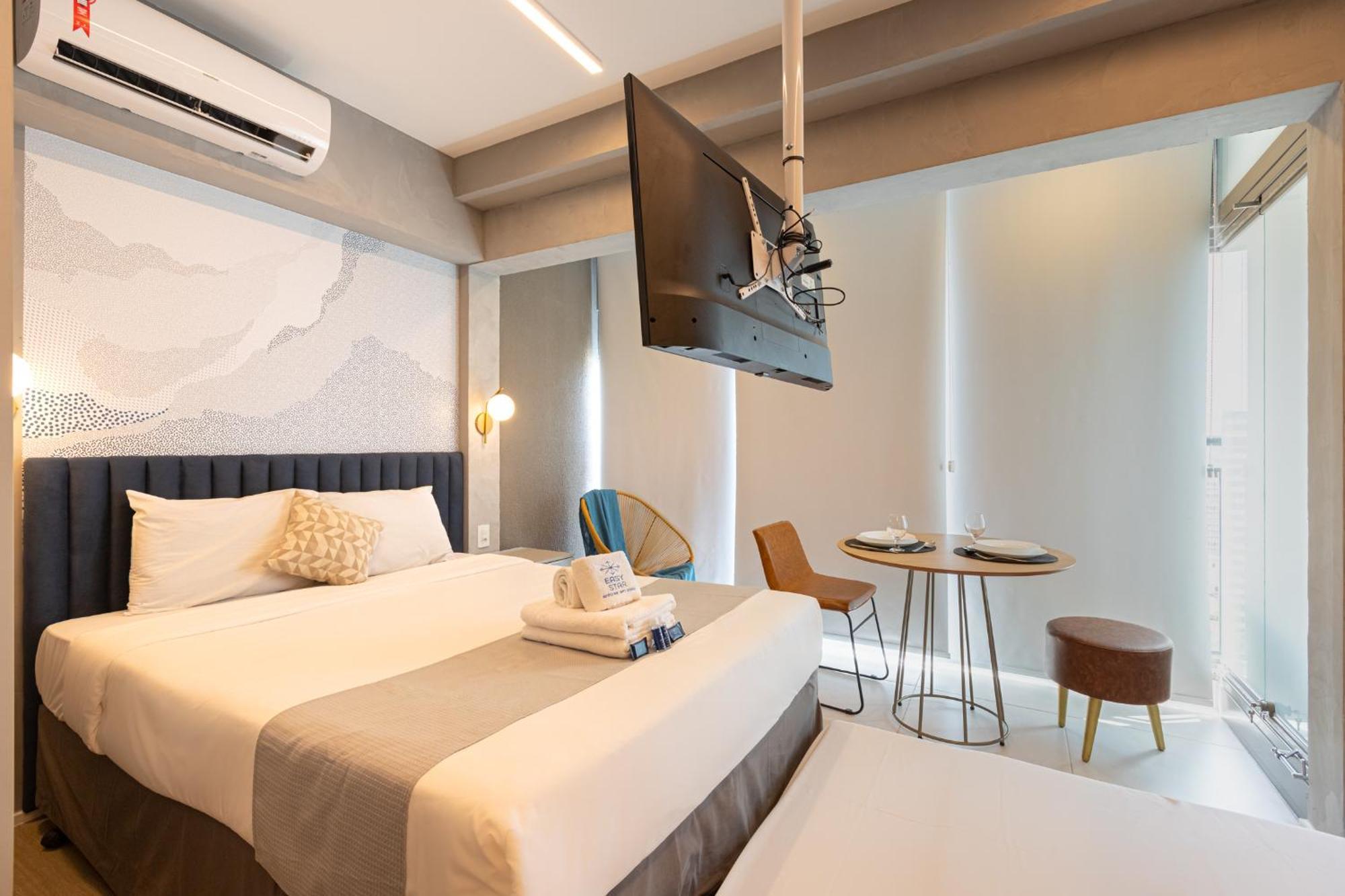 Easy Star - Lindo Ao Lado Do Metro Em Moema - Sq01h Apartamento *